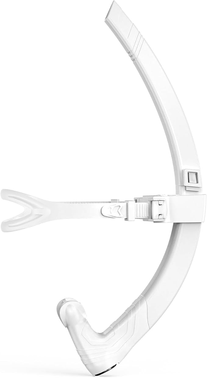 Greatever Detachable Portable Snorkel for Lap Swimming Unisex-Adult Silicone Adjustable Headband One Way Exhaust Valve