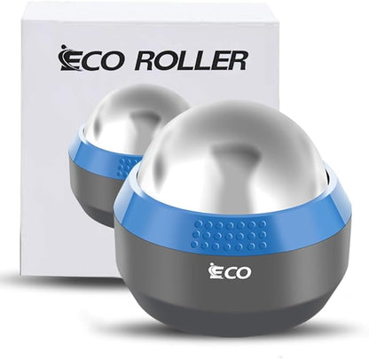 iECO Cryosphere Cold Massage Roller Ball - Massage Ball for Cold & Heat Relief, Myofascial Release, Trigger Point Therapy, Muscle Knots - Deep Tissue Ice Massager