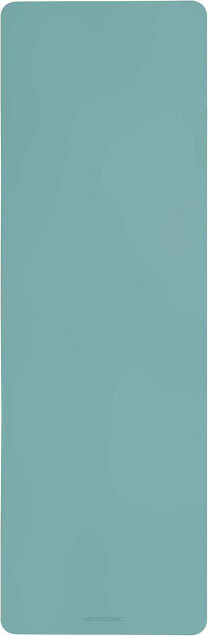 Retrospec Laguna 5mm Yoga Mat - Fitness Mat for Women, Men & Children, Slip-Resistant and Moisture Absorbing Exercise Mat for Home, Pilates, Yoga and Floor Workouts