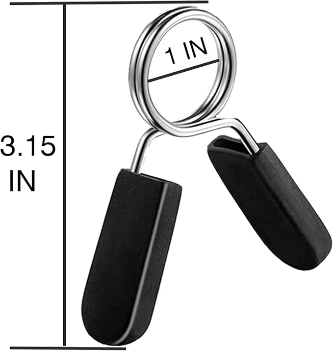 1 Inch for Standard Bar 1 inch 2 PCS (1 Inch, 2Pcs)
