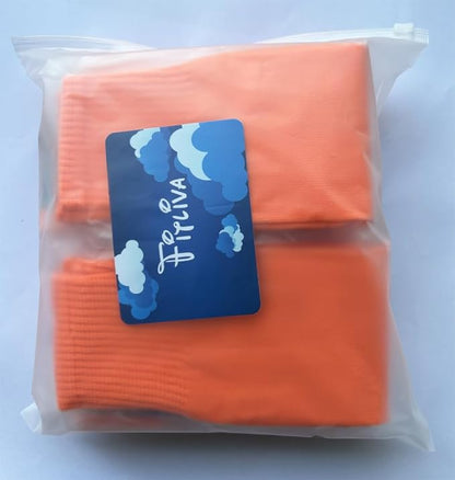 Fitliva Knee High Long Sports Socks Unisex Multicolor 3/6/12 Pairs