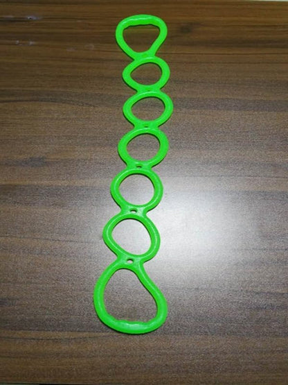 7 Ring Stretch Resistance Exercise Band, BetterJonny Workout Bands Yoga Stretching，Foot, Leg and Arm Exerciser for Home or Fitness Center Workout Walking Exercise