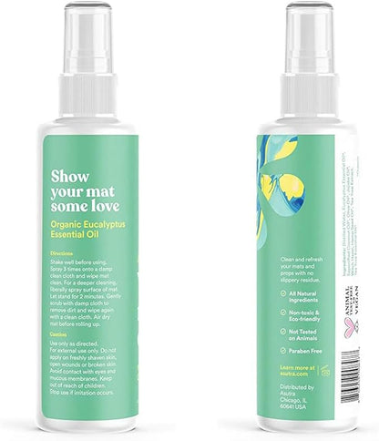 ASUTRA Yoga Mat Cleaner Spray Variety Pack (Lavender, Eucalyptus, Citrus), 4 fl oz Each (Pack of 3) - No Slippery Residue, Organic Essential Oils, Deep-Cleansing for Fitness Gear & Gym Equipment