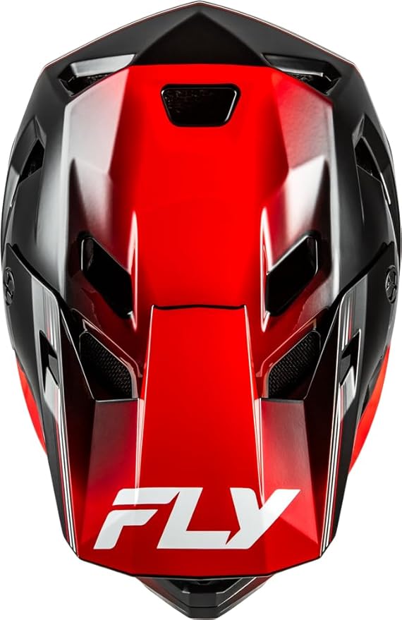 Fly Racing Rayce Full-Face Mountain Bike/BMX Helmet – ASTM F1952 DH Certified, CPSC 1203, CE EN1078, Poly-Alloy Shell, TFV Ventilation, Removable Liner