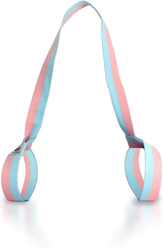 Tumaz Yoga Mat Strap [MAT NOT Included] (2 Sizes) with Extra Thick & Comfy Delicate Texture, Adjustable Yoga Mat Carrier
