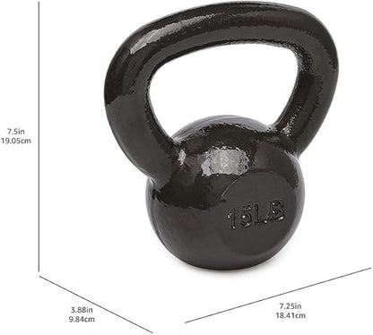 Amazon Basics Cast Iron Kettlebell