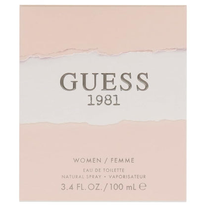 Guess 1981 Eau De Toilette Perfume Spray for Women, 3.4 Fl. Oz.