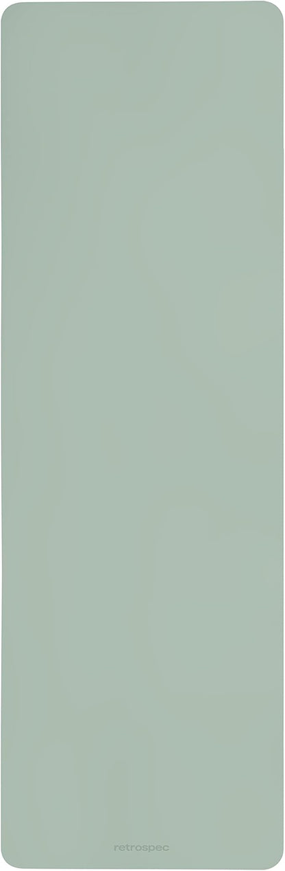 Retrospec Laguna 5mm Yoga Mat - Fitness Mat for Women, Men & Children, Slip-Resistant and Moisture Absorbing Exercise Mat for Home, Pilates, Yoga and Floor Workouts