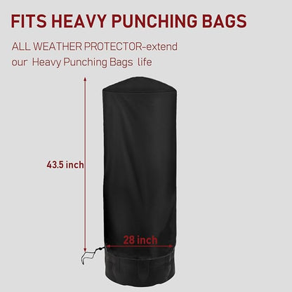 Freestanding Punching Bag Cover Outdoor Waterproof Protective Cover for Boxing Bag