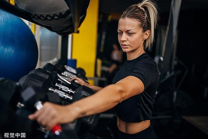 Ritafer 350-550 lbs Hex Weight Dumbbell Set with Rack 5-50 lbs Hand Weights for Strength Training for Home Gyms Rubber Iron Coated Dumbbells Exercise & Fitness Equipment to Training Strength Muscle