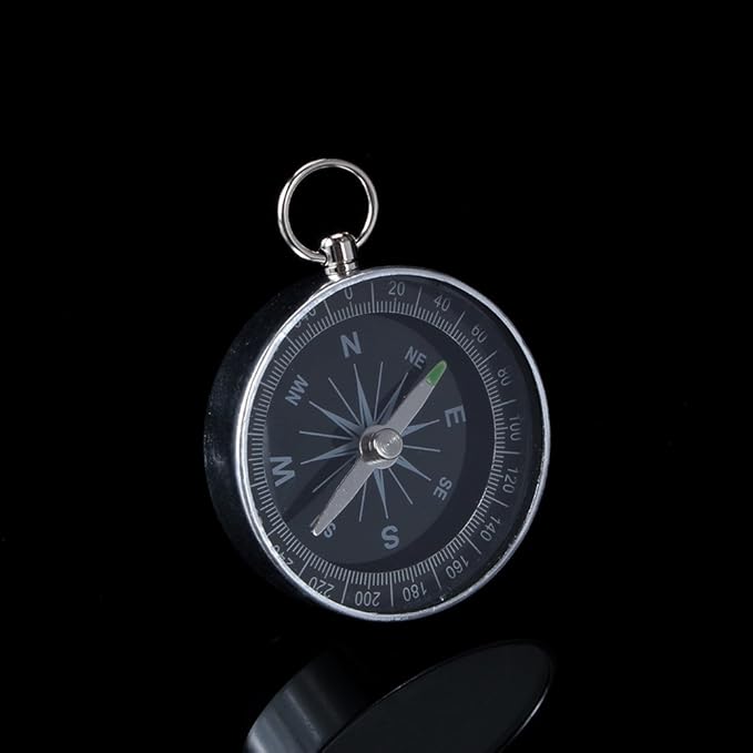 10pcs Compass Aluminum Edge Pocket Size Waterproof Compass
