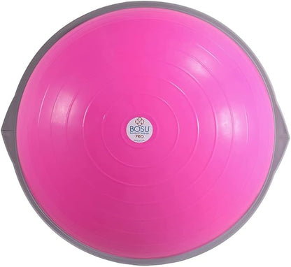 Bosu Pro Multi Functional Home Gym Full Body Balance Strength Trainer Ball Equipment with Guided Workouts and Pump