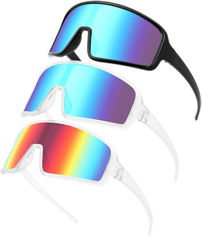 Karsaer Vision Sports Sunglasses Cycling Glasses Baseball Softball Sunglasses Unisex for Adult Youth Kids Boys Girls 8-16