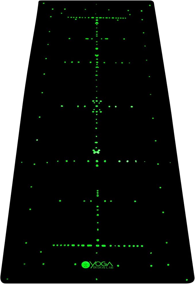 YOGA DESIGN LAB | The Combo Yoga Mat | 2-in-1 Mat+Towel | Eco Luxury | Ideal for Hot Yoga, Power, Bikram, Ashtanga, Sweat | Studio Quality | Includes Carrying Strap!