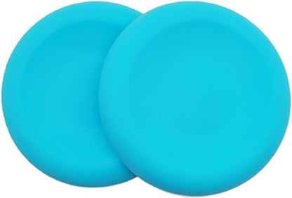 Silicone disc yoga anti-slip mat, fitness sports knee and elbow pads disc mat(Light Blue)