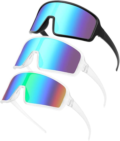 Karsaer Vision Sports Sunglasses Cycling Glasses Baseball Softball Sunglasses Unisex for Adult Youth Kids Boys Girls 8-16