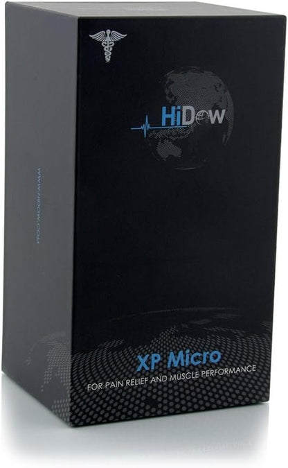 HiDow XP-Micro 8 Modes TENS EMS Combo Dual Channel Muscle Stimulator Pulse Massager for Pain Relief Physical Therapy