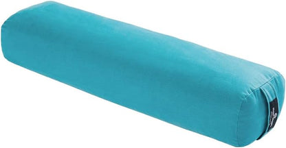 Hugger Mugger Junior Yoga Bolster - Narrower Profile, Very Firm, Great for Smaller Yogis, Heart-Opening poses or Under the Knees, Handmade in USA