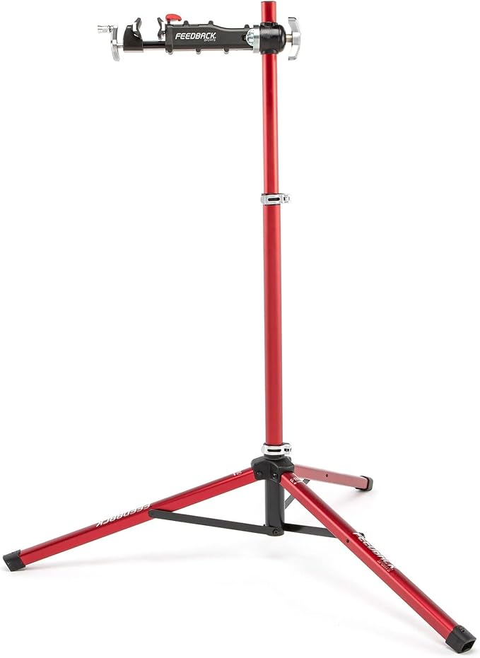 FEEDBACK SPORTS | Pro Mechanic Bike Repair Stand with Secure Quick-Action Clamp | Height Adjustable | Foldable and Portable Bicycle Workstand