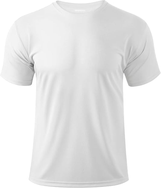 Boladeci Men's Swim Shirt Short Sleeve UPF 50+ Sun Protection SPF UV Moisture Wicking Lightweight Quick Dry Rash Guard