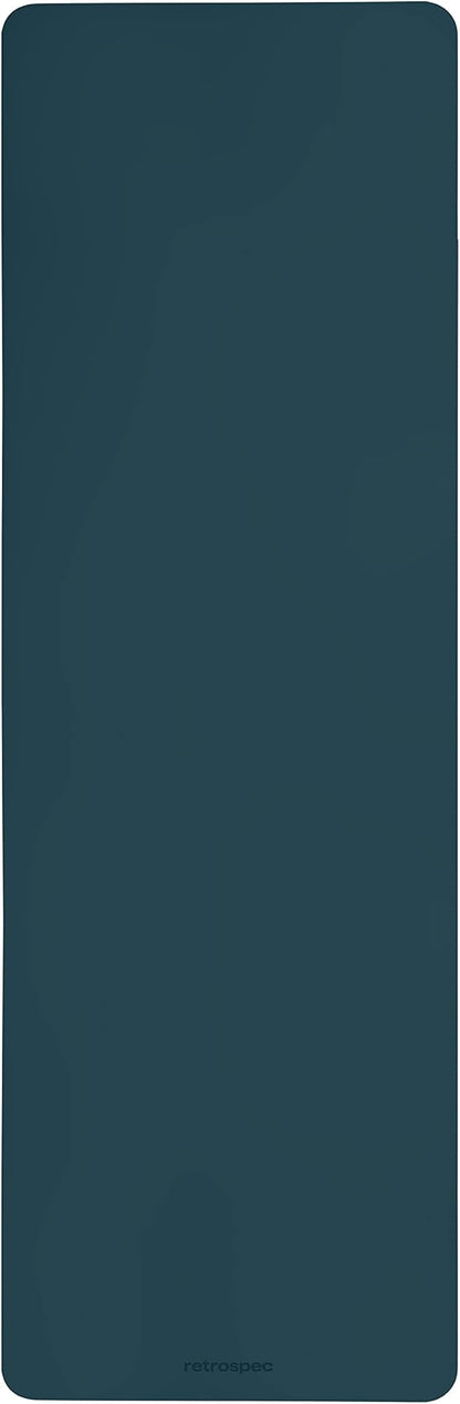 Retrospec Laguna 5mm Yoga Mat - Fitness Mat for Women, Men & Children, Slip-Resistant and Moisture Absorbing Exercise Mat for Home, Pilates, Yoga and Floor Workouts