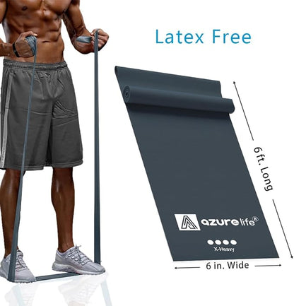 Professional 8 Yards Bulk Resistance Bands Rolls or 5,6,7 ft. Long Non-Latex Elastic Exercise Bands, Stretch Bands for PT, Yoga, Pilates, Rehab, at-Home or The Gym Workouts