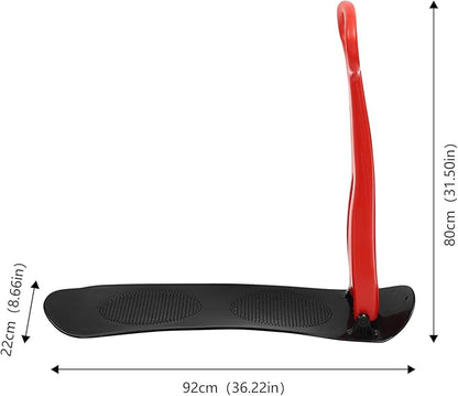3 Pack Ski Scooter, Snow Sled, Fold-up Snow Scooter for Skiing (Black, Red)