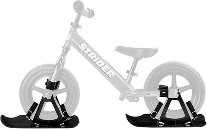 Strider 12??Snow Skis Set - Transform Balance Bike into Sled - Fits All Our 12??Balance Bikes - For Kids 1 to 4 Years - Tool-Free Assembly