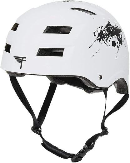 Flybar Bike Helmet- Multi Sport Dual Certified Adjustable Dial, Lightweight Skateboard Helmet, Roller Skating, Pogo, Electric Scooter, Snowboard, Boys and Girls Kids- Adults Helmets