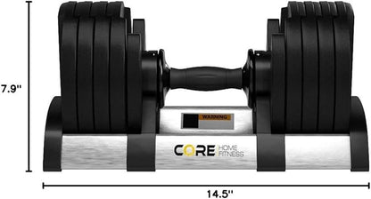 Core Fitness® Adjustable Dumbbell Weight Set by Affordable Dumbbells