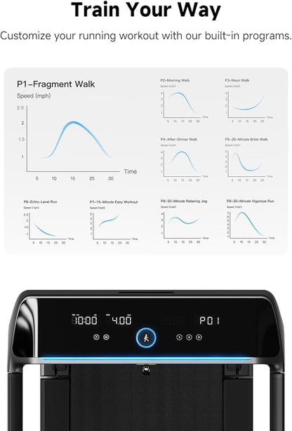 WALKINGPAD X Series Folding Treadmills for Home, Smart Vertical Fold, LED Display with Rotary Control, No Assembly
