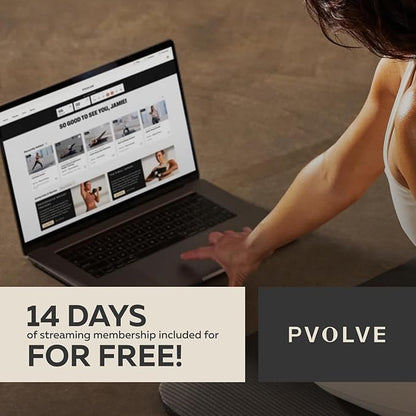 Pvolve P.3 Trainer- Home Gym Fitness Equipment Resistance Band with Ankle Strap and Weight System