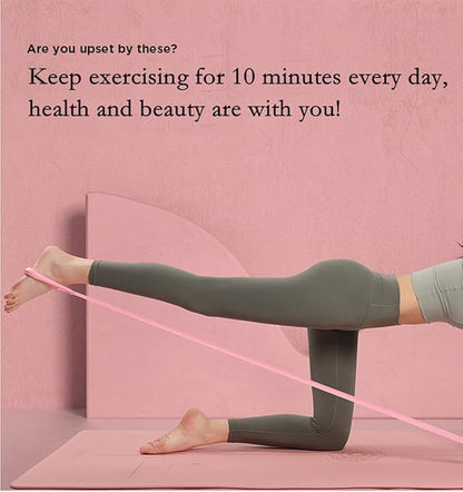 Resistance Bands,Professional Exercise Bands Long Natural Latex Elastic Bands, Perfect for Strength Training,Physical Therapy,Yoga,Pilates,Stretching