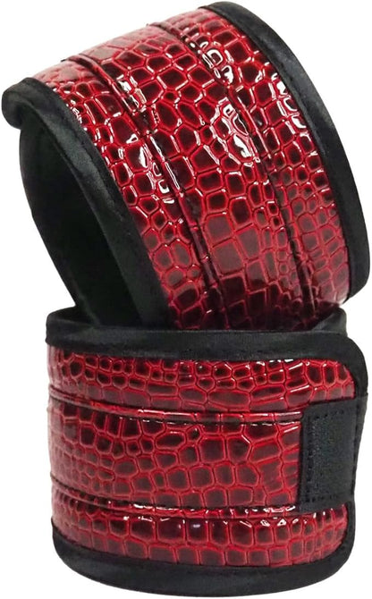 6pcs Black PU Adjustable Straps Sports Training Fitness Gear Home Yoga Set