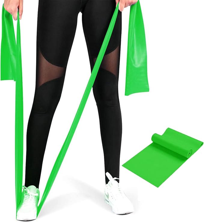 Resistance Bands, Elastic Exercise Bands for Working Out, Physical Therapy, Recovery, Yoga, Pilates, Strength Training