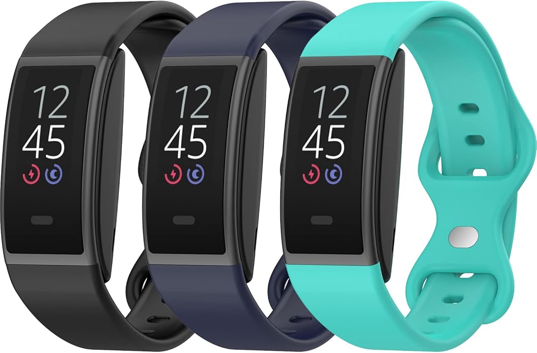 FitTurn Sport Watch Band Compatible with Amazon Halo View Replacement Soft Silicone Wristband Sport Straps Accessories Men Women for Amazon Halo View Smartwatch