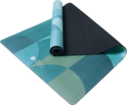 YOGA DESIGN LAB | The Combo Yoga Mat | 2-in-1 Mat+Towel | Eco Luxury | Ideal for Hot Yoga, Power, Bikram, Ashtanga, Sweat | Studio Quality | Includes Carrying Strap!