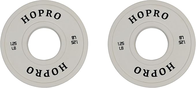 2-Inch Olympic Bumper Plates, Perfect Weight Plates for Weightlifting and Strength Training, Multiple Weights Available