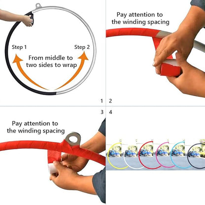 PRIOR FITNESS Premium Lyra Hoop Tape, Aerial Lyra Hoop Anti Skid Tape, 16.4ft/5m Aerial Hoop Lyra Tape Non-Slip Grip Tapes Yoga Rig Tape for Exercises Gymnastics Acrobatics Kinesiology