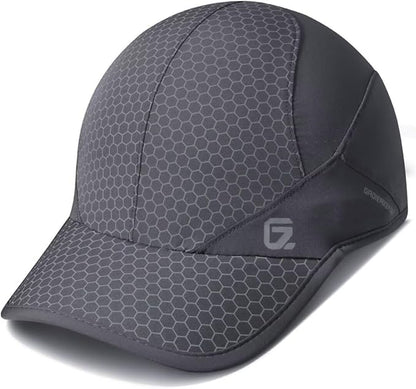 GADIEMKENSD Stretch Running Hat with Soft Brim, Quick Dry, Unstructured, Unisex-Adult