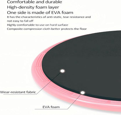 Exercise Core Sliders, Dual Sided Exercise Gliding Discs Use on Carpet or Hardwood Floors, Light and Portable, Perfect for Abdominal&Core Workouts