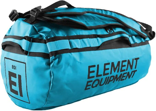 Element Equipment Trailhead Duffel Bag Shoulder Straps Waterproof Teal Medium