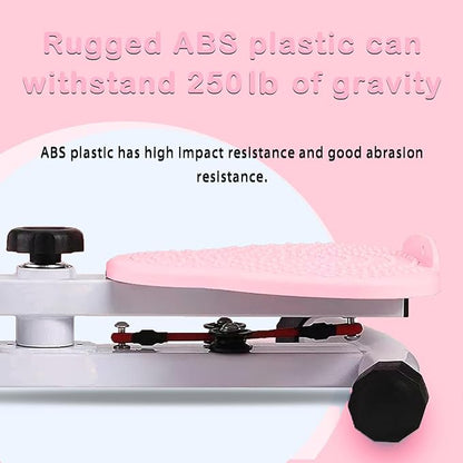 Flexforge Pilates Twister Waist Twisting Machine with Resistance Bands 360° Non-Slip Ab Board Silent Core Trainer for Belly Fat Loss & Leg Toning 250lbs Capacity Home Gym Equipment for Women/Men