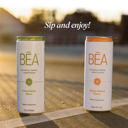 Isagenix BEA Sparkling Energy Drink - Energy & Metabolism Support - Whole-Food Sourced Ingredients - Includes Antioxidant Vitamins A, C & E - Vegan-Friendly - Citrus Sunshine, 12 Servings
