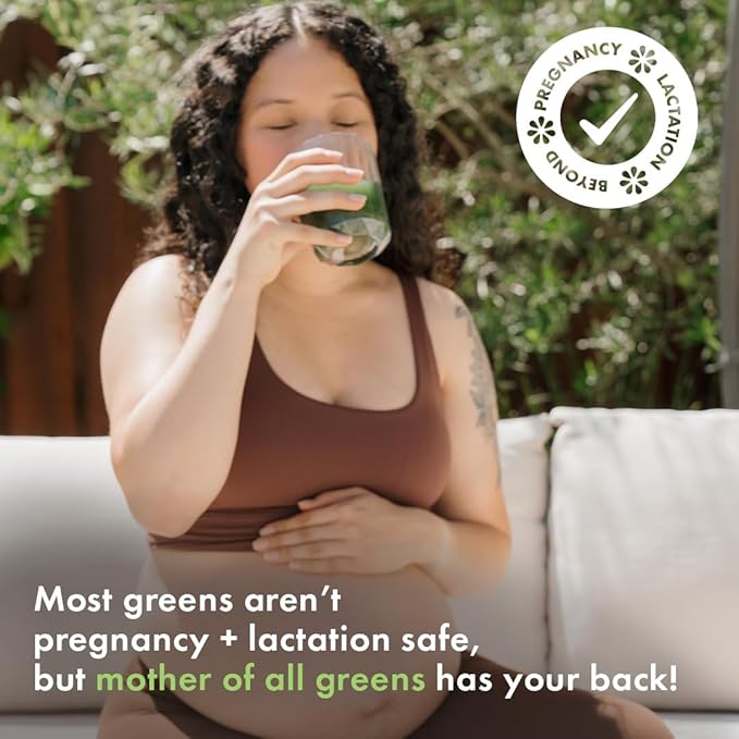 Boobie Mother of All Greens | Your New Family Ritual, Daily Super Greens Powder with 35+ Essential Nutrients for Moms & Families | Vegan, Gluten Free, & Sugar Free | Mixed Berry Flavor, 60 svgs