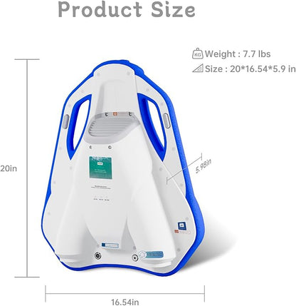 Electric Swimming Kickboard for Kids,Motorized Swim Board with Water Gun, Motorized Swim Training for Children Adults, 60N Thrust, 198 lbs Buoyancy, 25V Rechargeable Battery