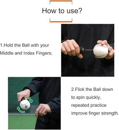 Finger Strength Trainer, Pitcher Finger Strength and Skill aids, Stability Pitching Tools,Finger Power and Flexibility Training Equipment for Coaches/Beginners/Pitcher