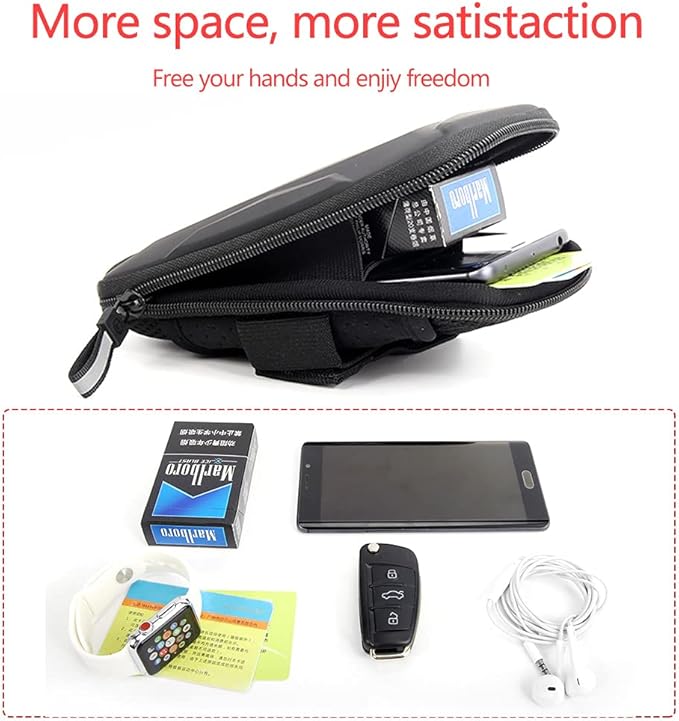 Dxyufazhe Outdoor Sports Multifunctional Armband Waterproof Running Sports Fitness Mobile Arm Bag, Compatible with iPhone 15 Pro Max 15 XS XR 8, Galaxy S25 S20 S10 Plus for Men & Women (Blue)