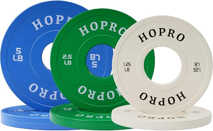 2-Inch Olympic Bumper Plates, Perfect Weight Plates for Weightlifting and Strength Training, Multiple Weights Available