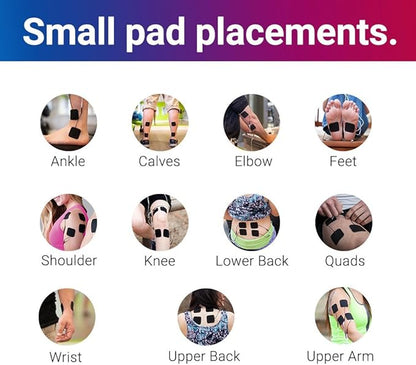 iReliev TENS Unit + EMS Muscle Stimulator Comes with 14 Therapy Modes, Premium Pain Relief and Recovery System, Rechargeable, Large Back Lit Display, Large and Small Electrode Pads